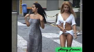 De vises på Gaderne i são paulo, til at gøre en Ulykke på Avenue i den livlige og viser det hele uden nogen skam