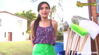 CARNE DEL MERCADO - Veronika Marin - Seksi латиноамериканка Puše i tvrd jebanje u hotelskoj sobi s Pedro